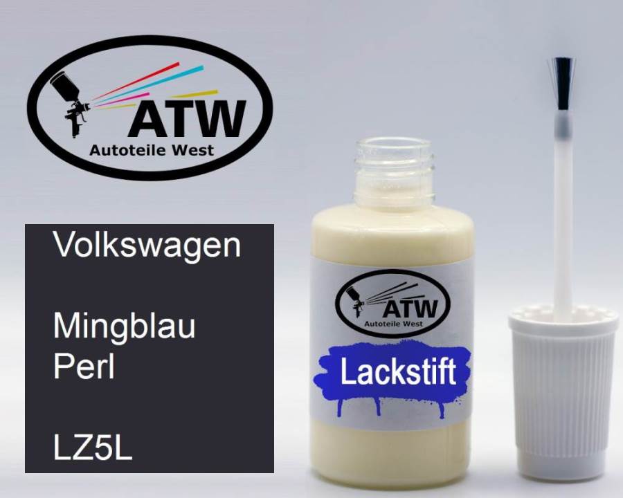 Volkswagen, Mingblau Perl, LZ5L: 20ml Lackstift, von ATW Autoteile West.